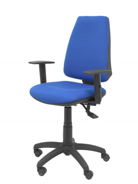 Silla de oficina Elche S bali azul brazos regulables (3)