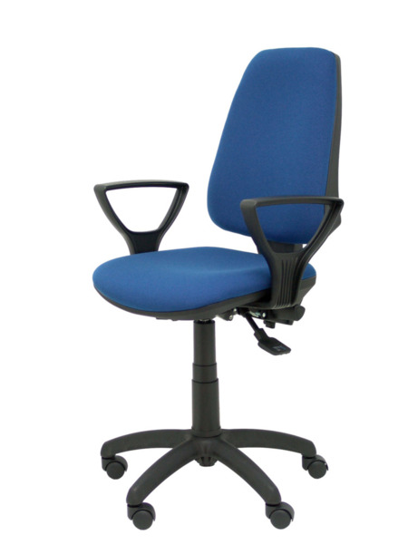 Silla de oficina Elche S bali azul marino brazos fijos (3)