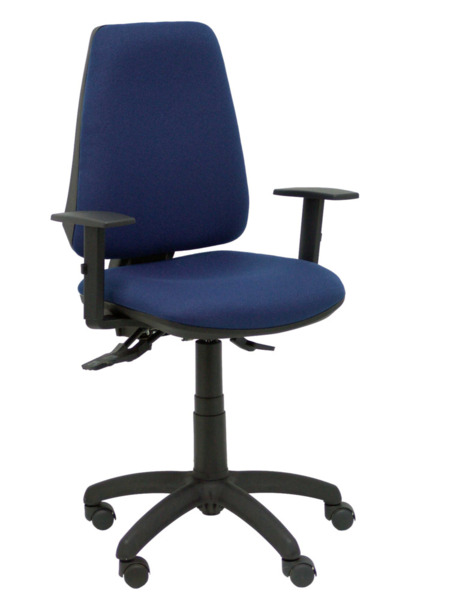 Silla de oficina Elche S bali azul marino brazos regulables (1)