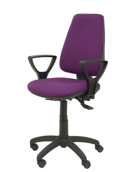 Silla de oficina Elche S bali morado brazos fijos (3)