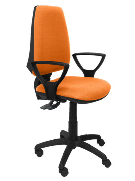 Silla de oficina Elche S bali naranja brazos fijos (1)