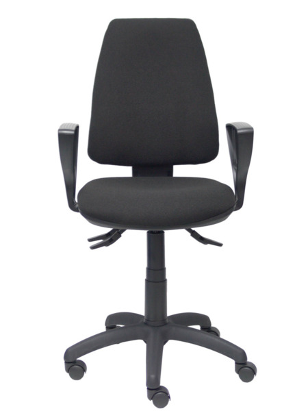 Silla de oficina Elche S bali negro brazos fijos (2)