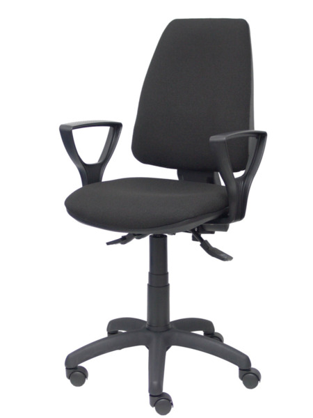 Silla de oficina Elche S bali negro brazos fijos (3)