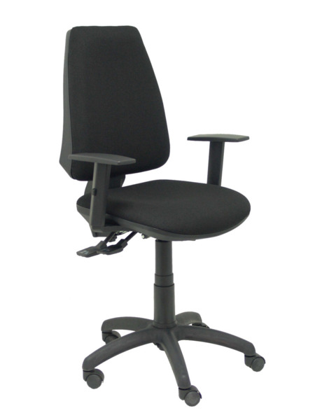 Silla de oficina Elche S brazos regulables bali color negro