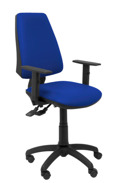 Silla de oficina Elche S similpiel azul brazos regulables (1)