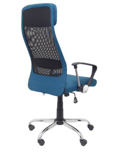 Silla de oficina Esteras tela turquesa (7)