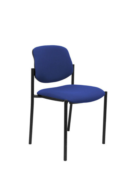 Silla de oficina fija Villalgordo bali azul chasis negro