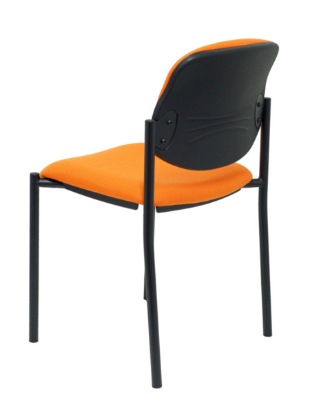 Silla de oficina fija Villalgordo bali naranja chasis negro (5)