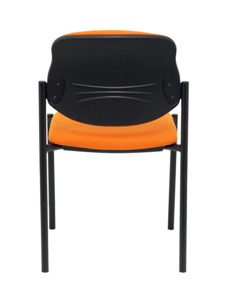 Silla de oficina fija Villalgordo bali naranja chasis negro (6)