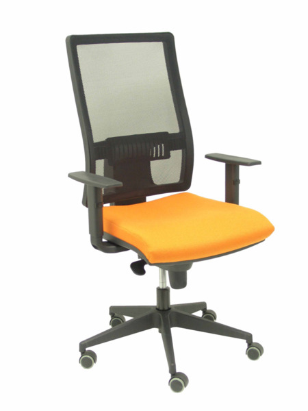 Silla de oficina Horna bali naranja sin cabecero