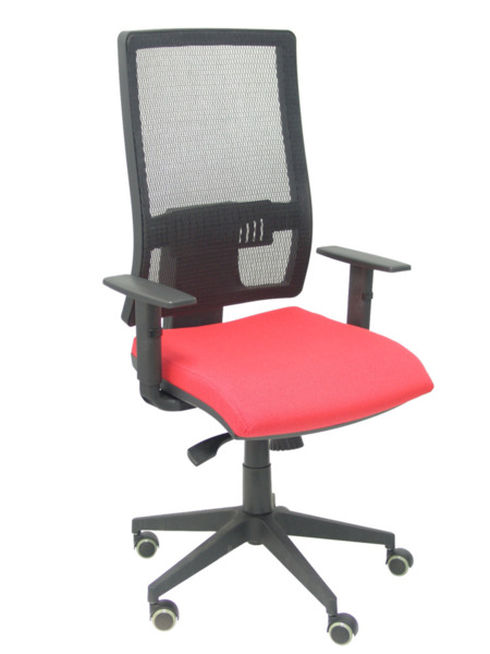 Silla de oficina Horna bali rojo sin cabecero