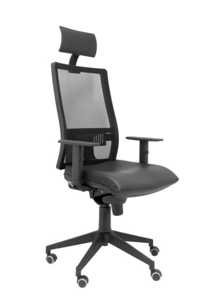 Silla de oficina Horna piel negro (1)