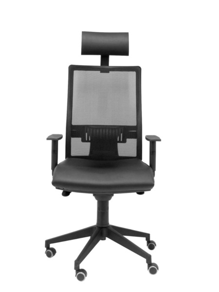 Silla de oficina Horna piel negro (2)