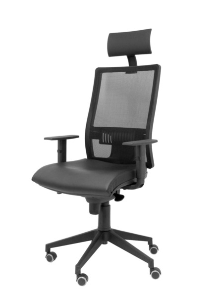 Silla de oficina Horna piel negro (3)