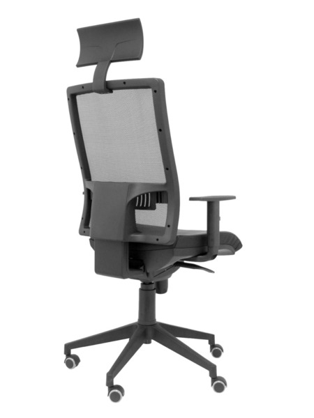 Silla de oficina Horna piel negro (7)