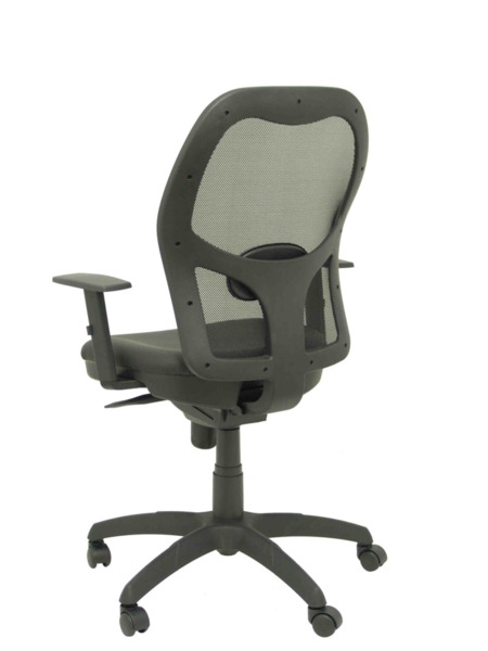 Silla de oficina Jorquera malla negra asiento similpiel negro (5)