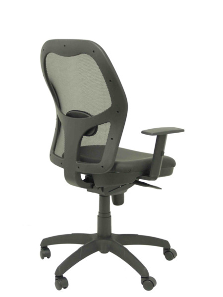 Silla de oficina Jorquera malla negra asiento similpiel negro (7)