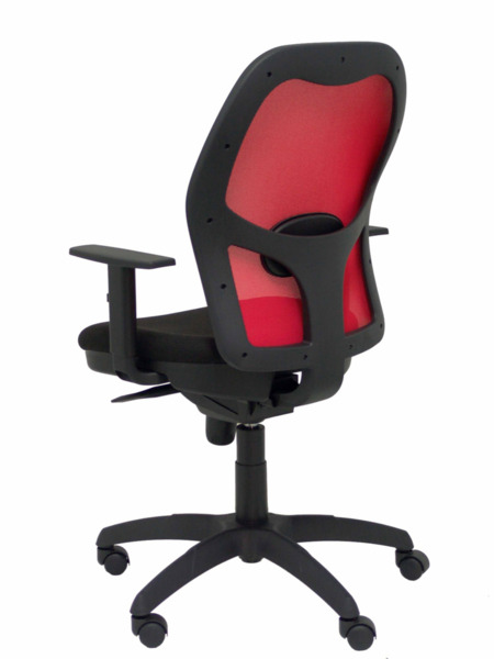 Silla de oficina Jorquera malla roja asiento bali negro (5)