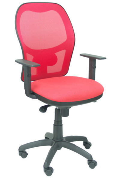 Silla de oficina Jorquera malla rojo asiento bali rojo