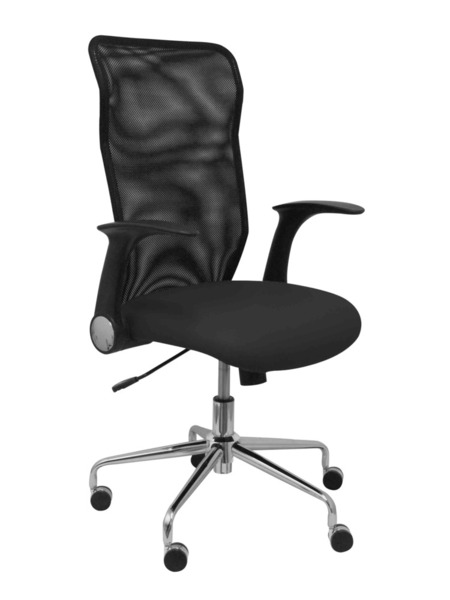 Silla de oficina Minaya similpiel negro (1)