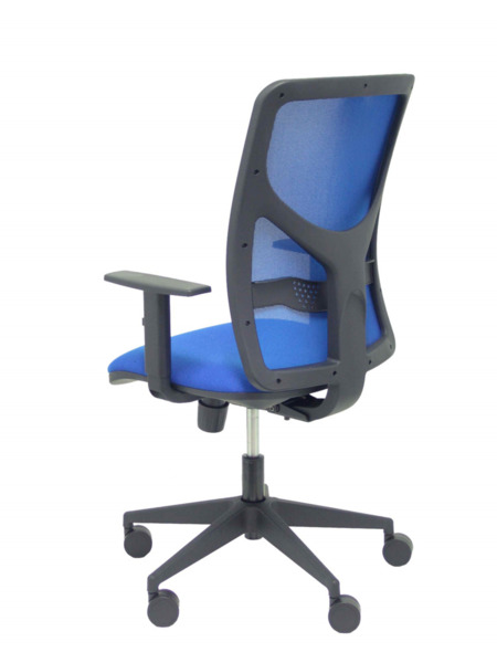 Silla de oficina Motilla malla azul asiento bali azul brazo regulable (5)