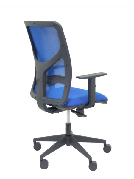 Silla de oficina Motilla malla azul asiento bali azul brazo regulable (7)