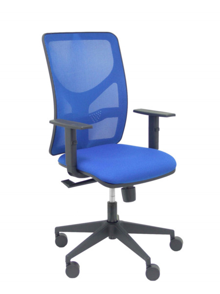 Silla de oficina Motilla malla azul asiento bali azul brazo regulable