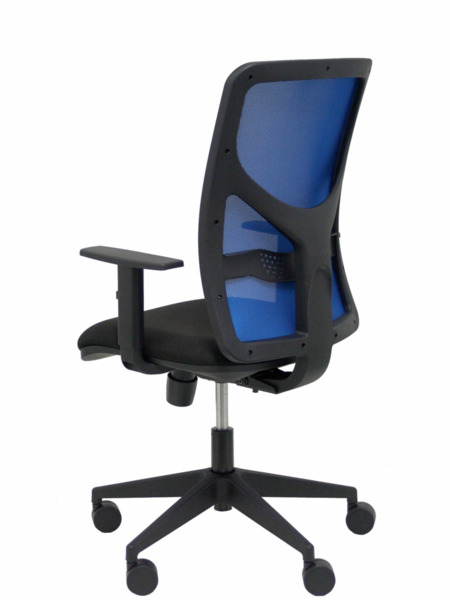 Silla de oficina Motilla malla azul asiento bali negro brazo regulable (5)