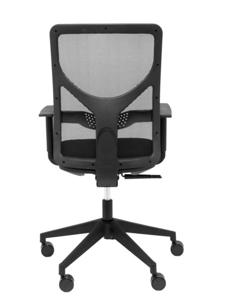 Silla de oficina Motilla malla negra asiento bali negro brazo regulable (6)