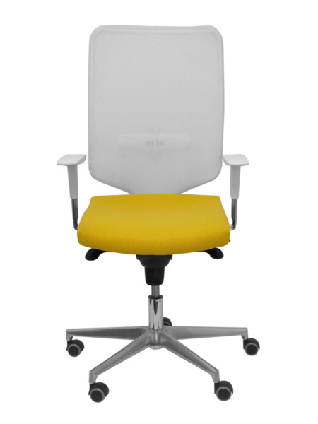 Silla de oficina Ossa blanca bali amarillo (2)