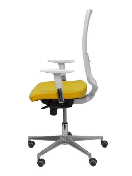 Silla de oficina Ossa blanca bali amarillo (4)