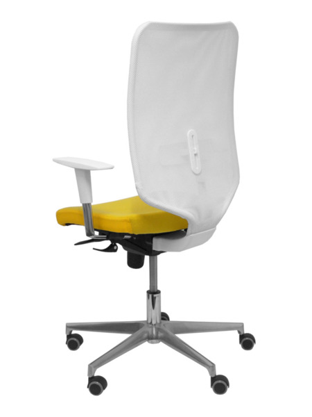 Silla de oficina Ossa blanca bali amarillo (5)