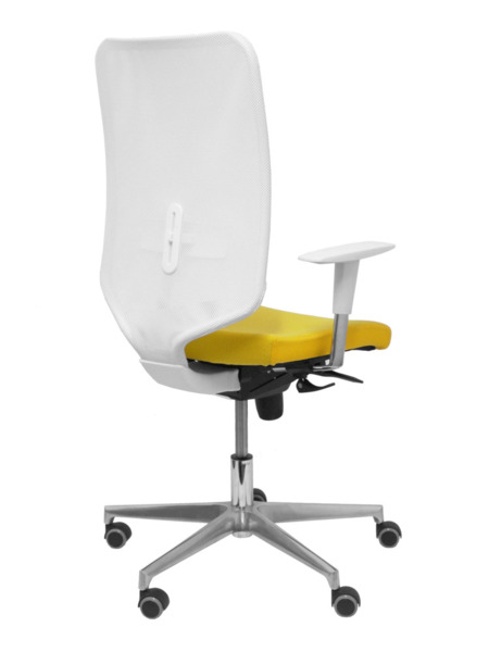 Silla de oficina Ossa blanca bali amarillo (7)