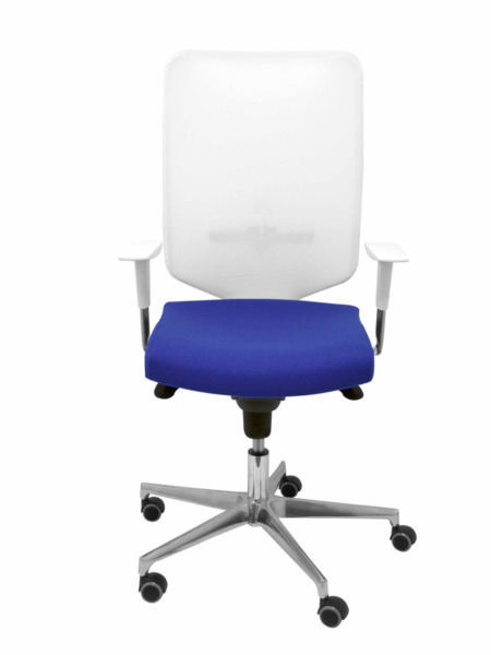 Silla de oficina Ossa blanca bali azul (2)