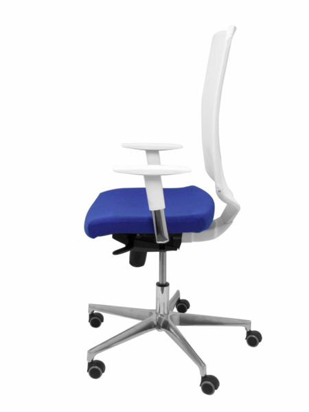 Silla de oficina Ossa blanca bali azul (4)