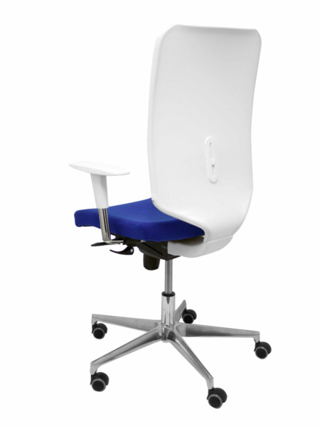 Silla de oficina Ossa blanca bali azul (5)