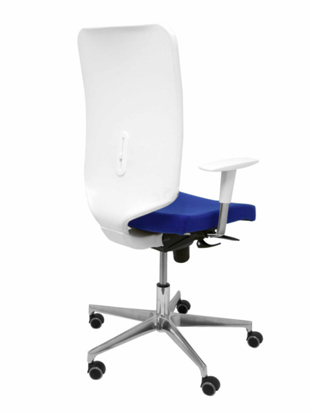 Silla de oficina Ossa blanca bali azul (7)