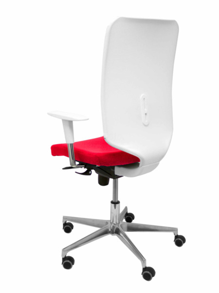 Silla de oficina Ossa blanca bali rojo (5)