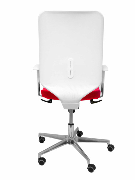 Silla de oficina Ossa blanca bali rojo (6)