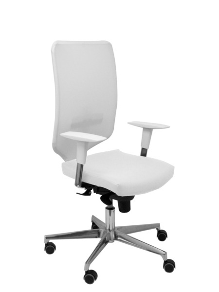 Silla de oficina Ossa blanca similpiel blanco