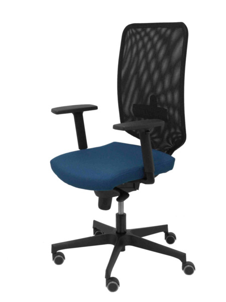 Silla de oficina Ossa Negra bali azul marino (3)