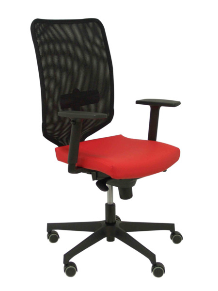 Silla de oficina OssaN similpiel rojo (1)