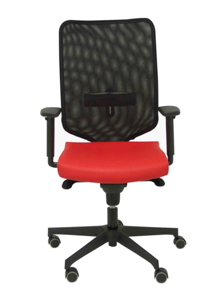 Silla de oficina OssaN similpiel rojo (2)