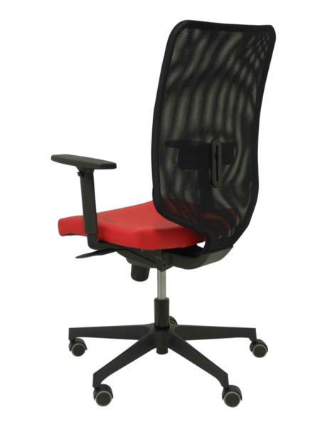 Silla de oficina OssaN similpiel rojo (5)