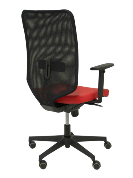 Silla de oficina OssaN similpiel rojo (7)