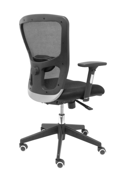 Silla de oficina Pozuelo respaldo malla negro asiento 3D negro. (7)