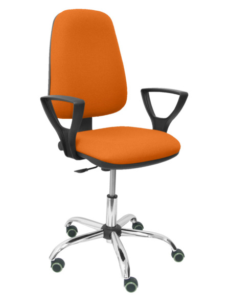 Silla de oficina Socovos bali naranja brazos fijos (1)