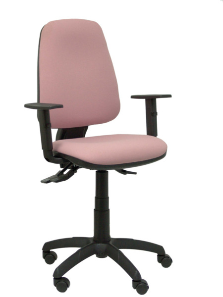 Silla de oficina Tarancón bali rosa con brazos regulables