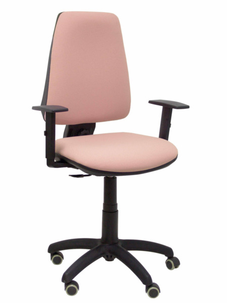 Silla de oficina Tribaldos rosa con brazos regulables (1)