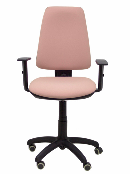 Silla de oficina Tribaldos rosa con brazos regulables (2)